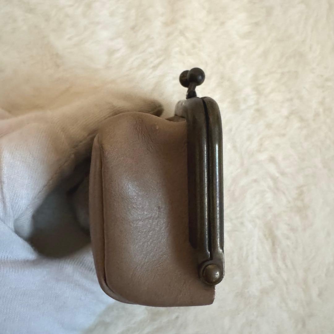 Arts and Science 小物入れ　ケース がま口　グレージュ