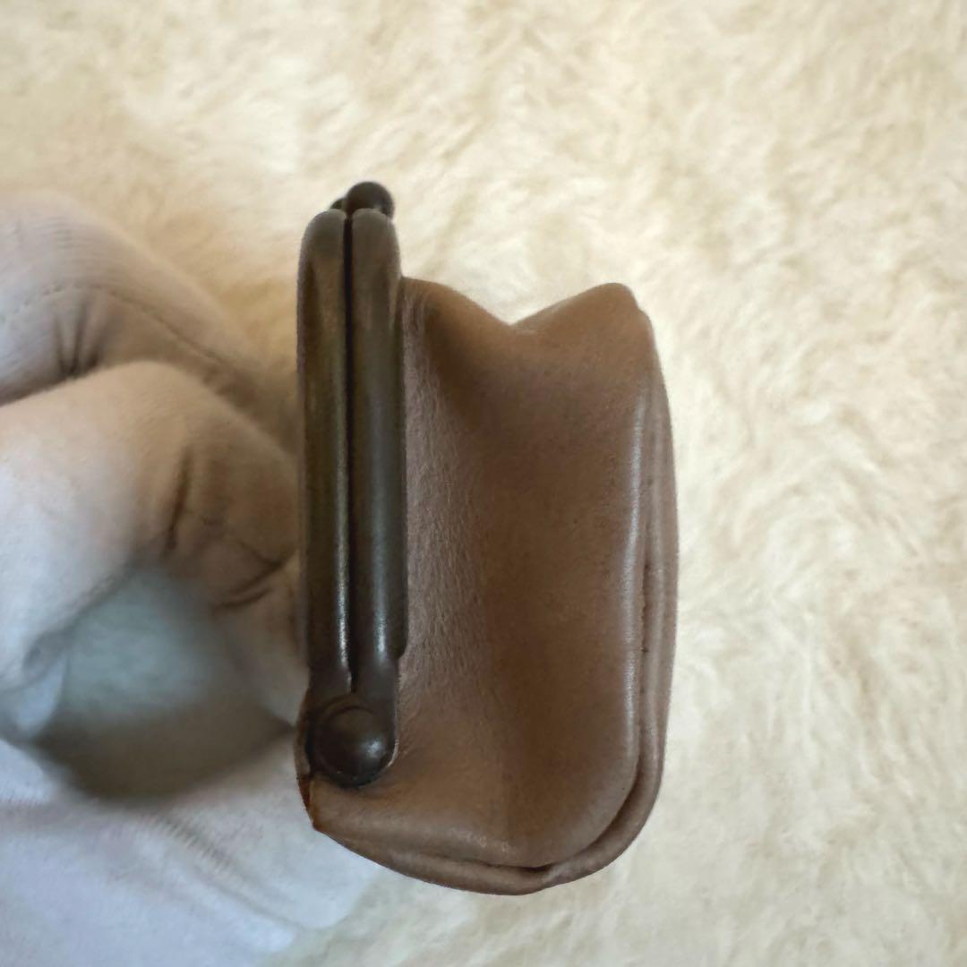 Arts and Science 小物入れ　ケース がま口　グレージュ