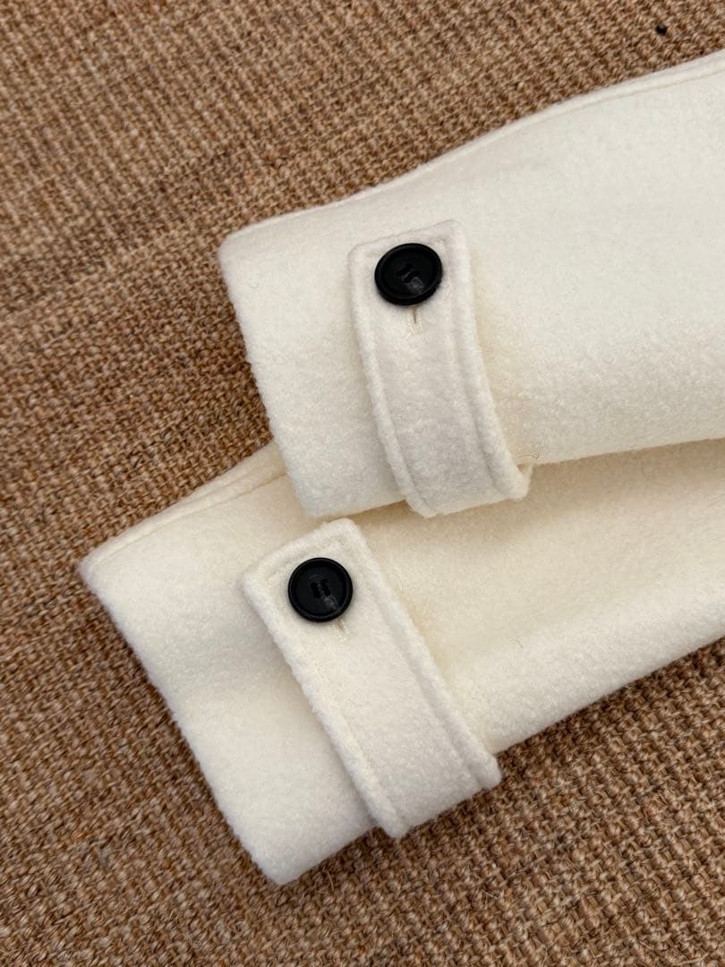 raiveホワイト ダブルブレストジャケット