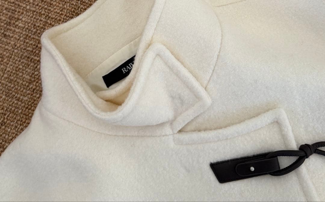 raiveホワイト ダブルブレストジャケット