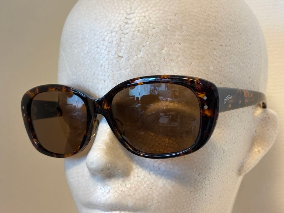 Stussy/ステューシー/naomi/サングラス/限定/デミ柄/ケース付/良品