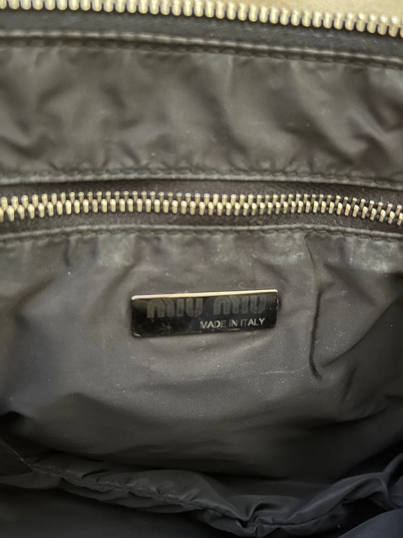 バッグ MIU MIU Studs Leather Bag