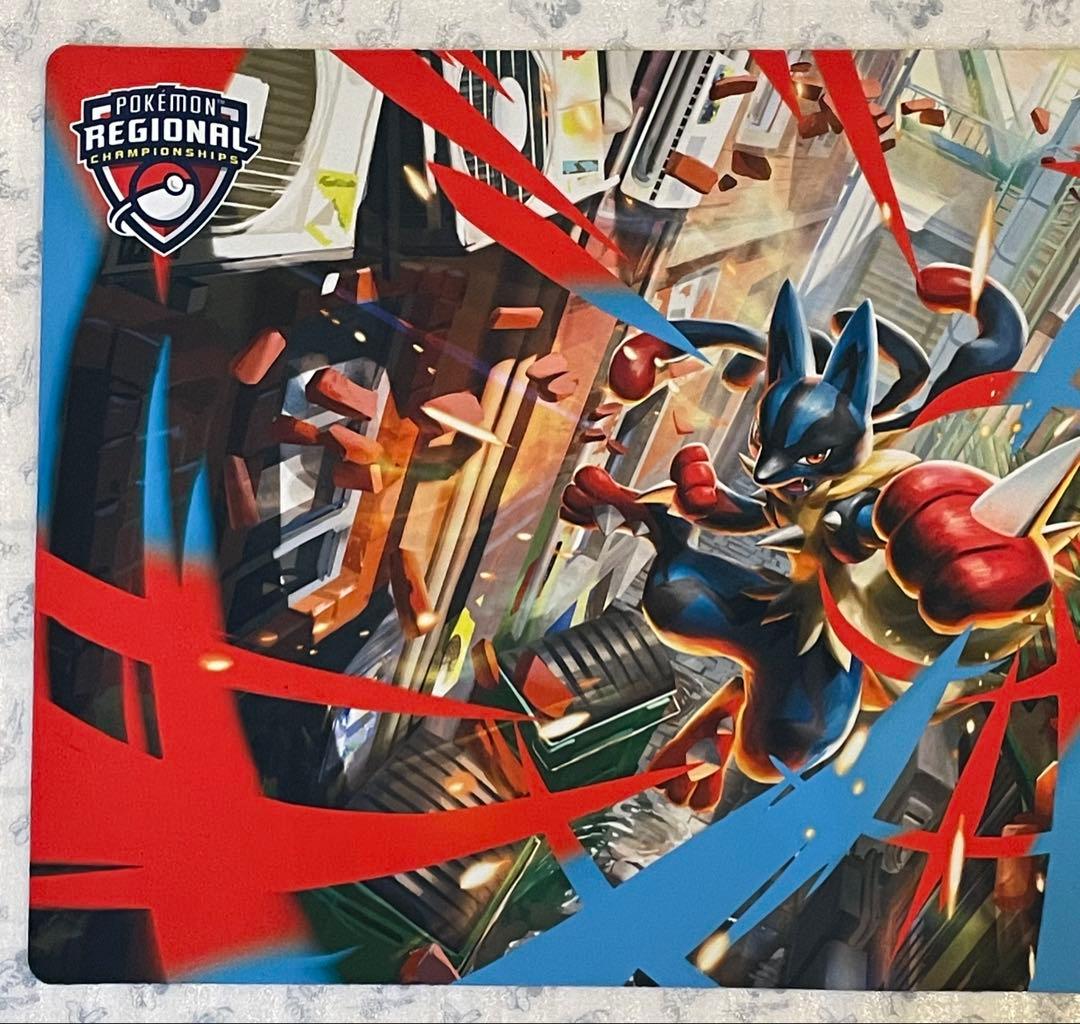 希少 メガルカリオ リージョナル プレイマット ポケモンカード 公式品 ②