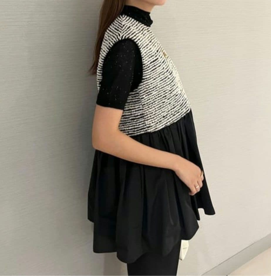 24AW ブリアンボーダーファンシー フロンタブルプルオーバー