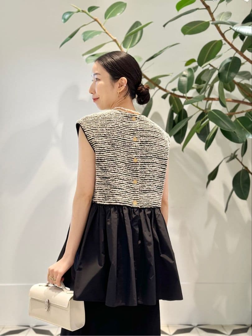 24AW ブリアンボーダーファンシー フロンタブルプルオーバー