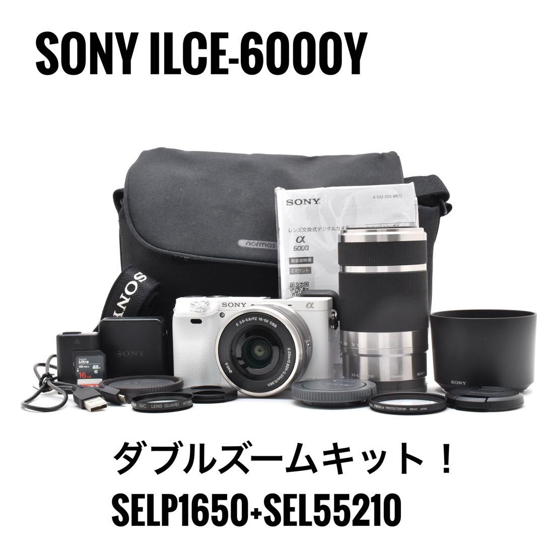 ショット数 8490回 ソニー SONY α6000 ダブルズームキット