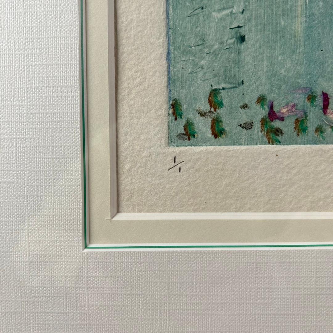 美品 ジョアン・アイザック「caenival～」銅版画 直筆サイン入り 限定1点