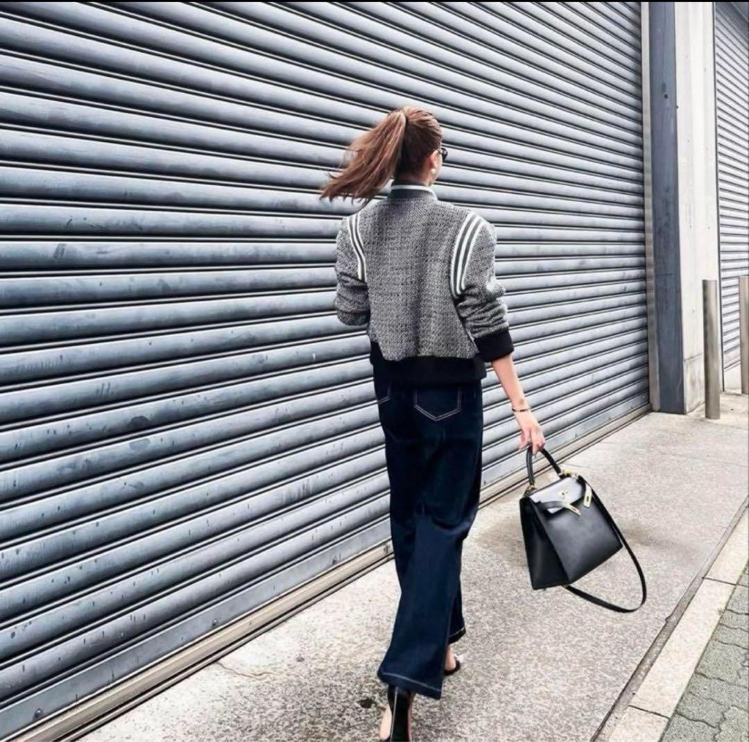 専用ページ。sheller ツイードブルゾン