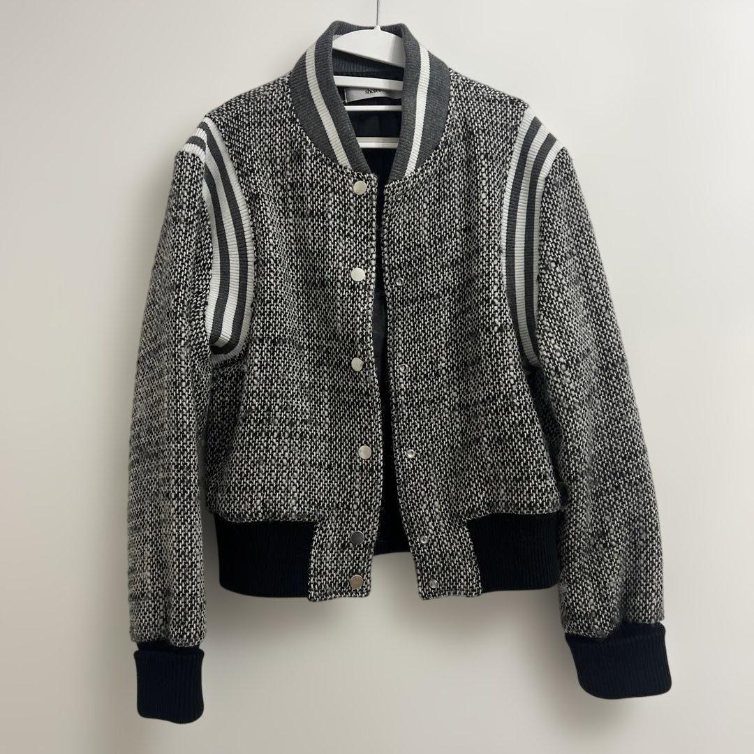 専用ページ。sheller ツイードブルゾン