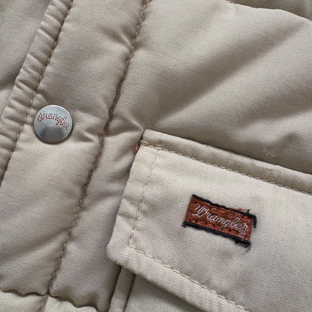 【Wrangler】 70s ラングラー 中綿ベスト USA製 ヴィンテージ