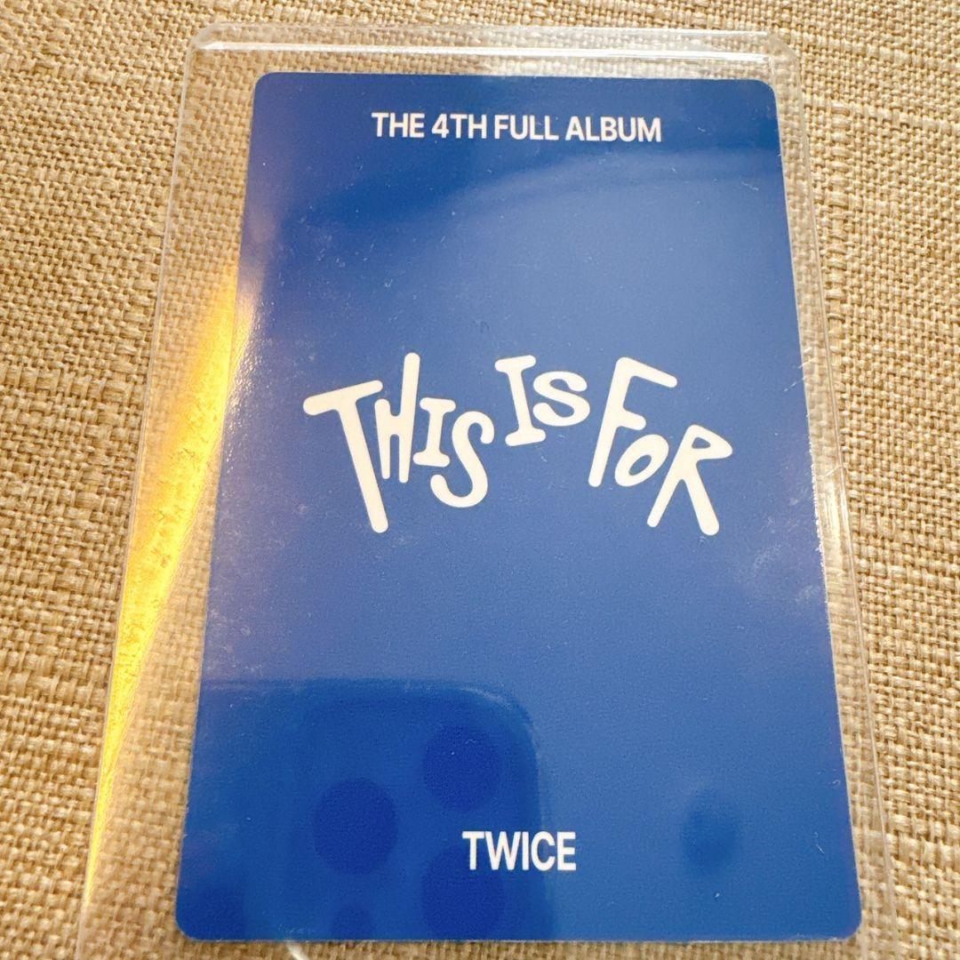 TWICE ミナ THIS IS FOR サノク 事前収録限定 トレカ