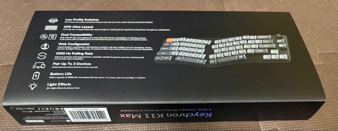 Keychron K11 Max ワイヤレスメカニカルキーボード