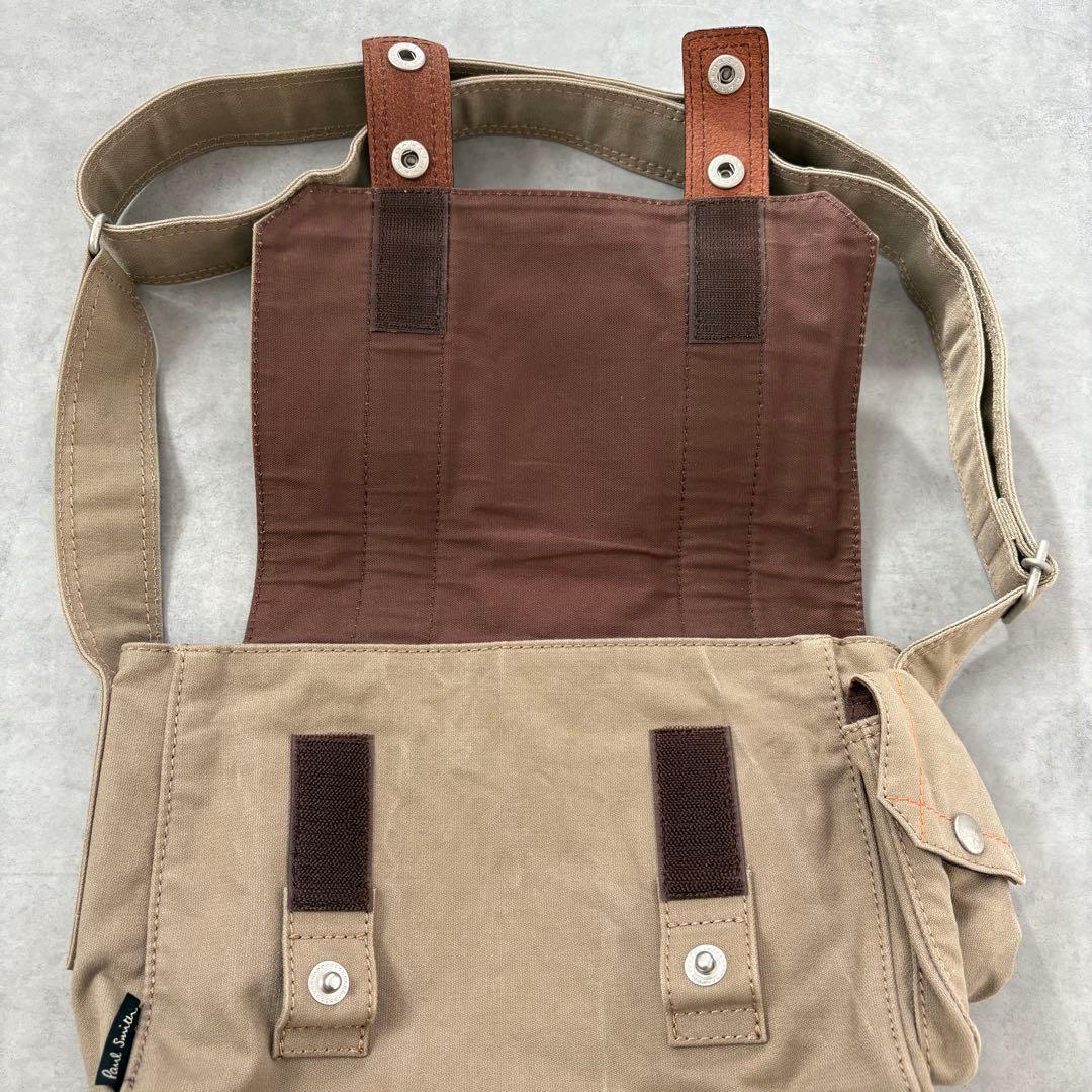 ポールスミス ショルダーバッグ メッセンジャーバッグ vintage カーキ