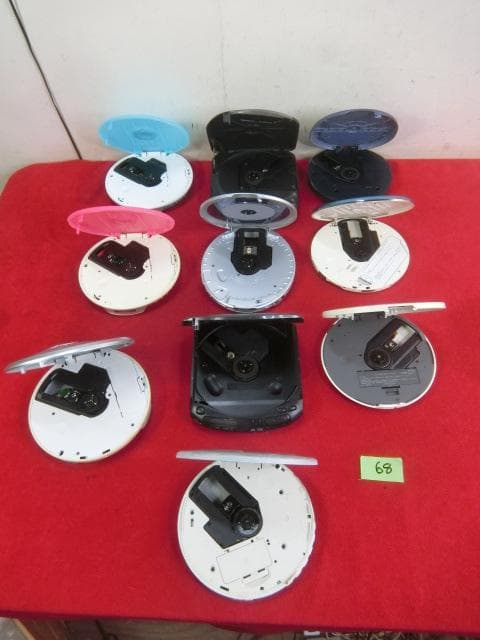 68：SONY・AIWA 他　ポータブルCDプレーヤー　計10点　ジャンク