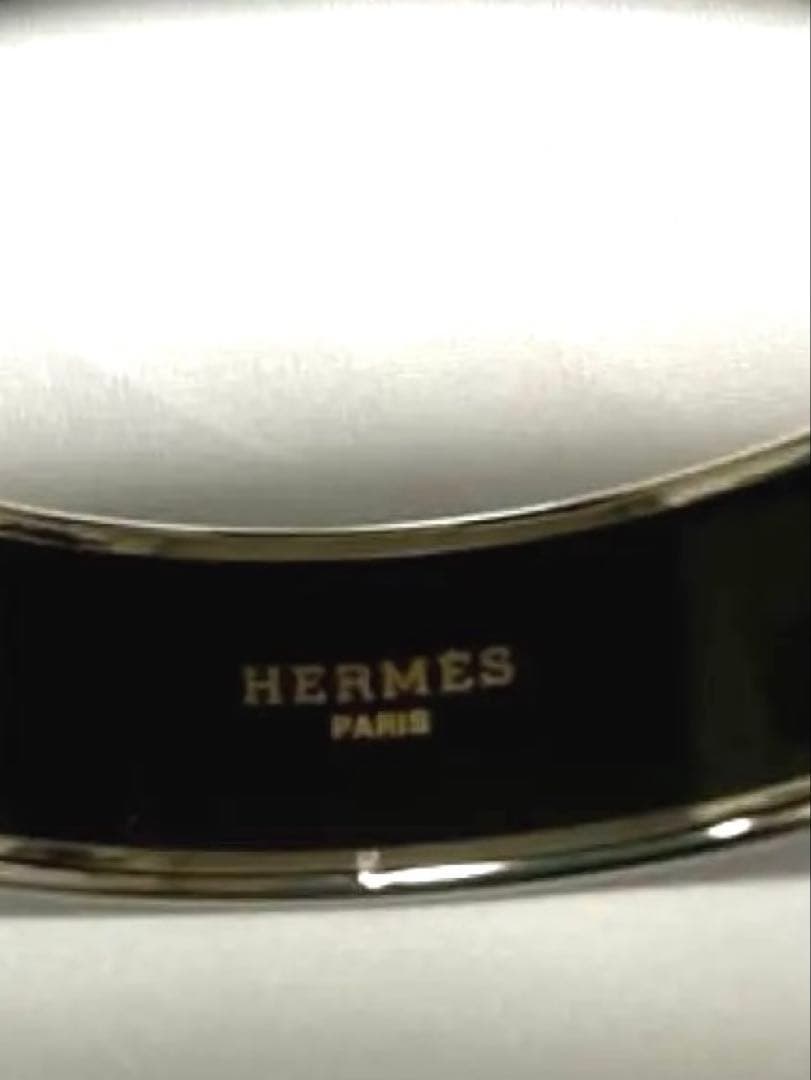 HERMES 青 バングル 専用ボックス付き