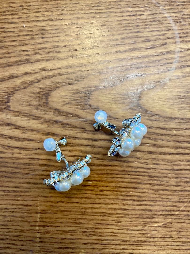 パールハンドル 黒 パーティーバッグ イヤリング　ネックレス　セット　結婚式