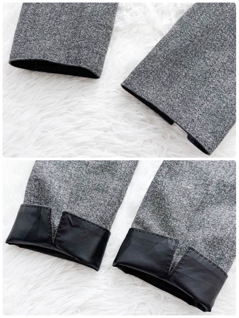 K.T ロロピアーナ カシミヤ混 スカートスーツセットアップ 大きいサイズ17号