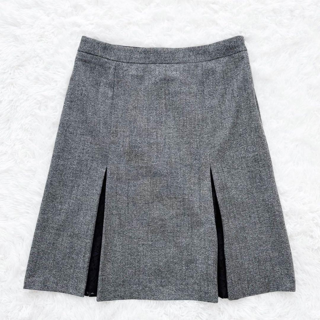 K.T ロロピアーナ カシミヤ混 スカートスーツセットアップ 大きいサイズ17号