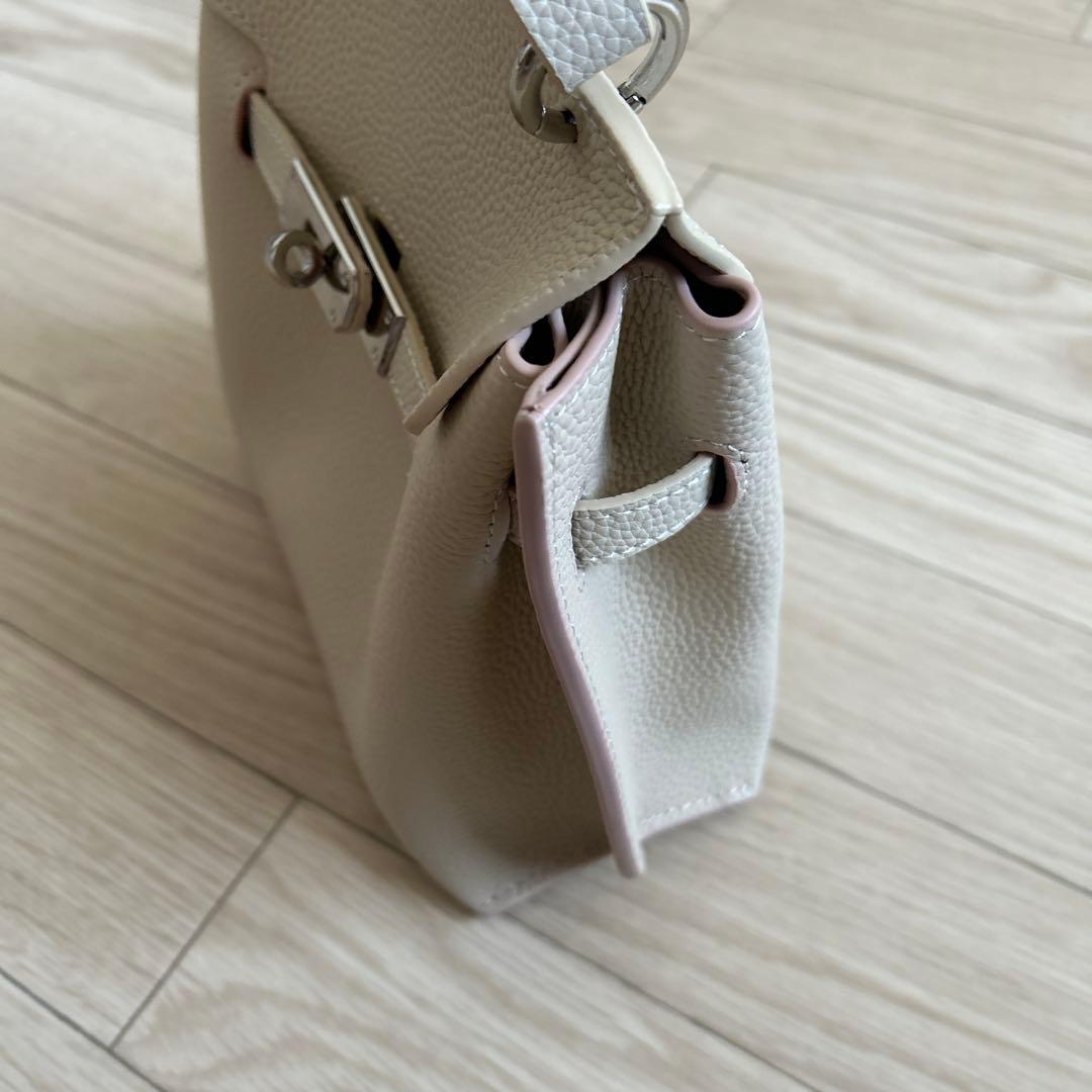 ミンクso4store ミニ デボネア ハンドバッグアイボリー