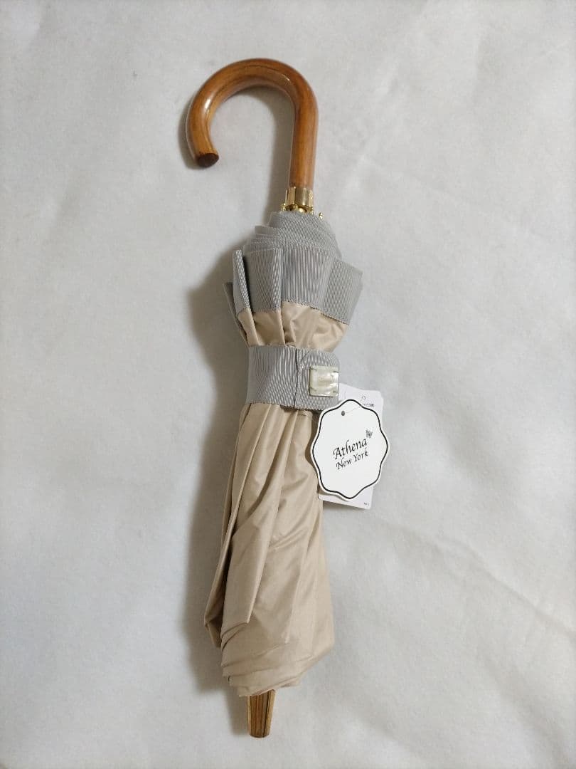 新品　アシーナニューヨーク　晴雨兼用　日傘　傘　折りたたみ　インナー黒