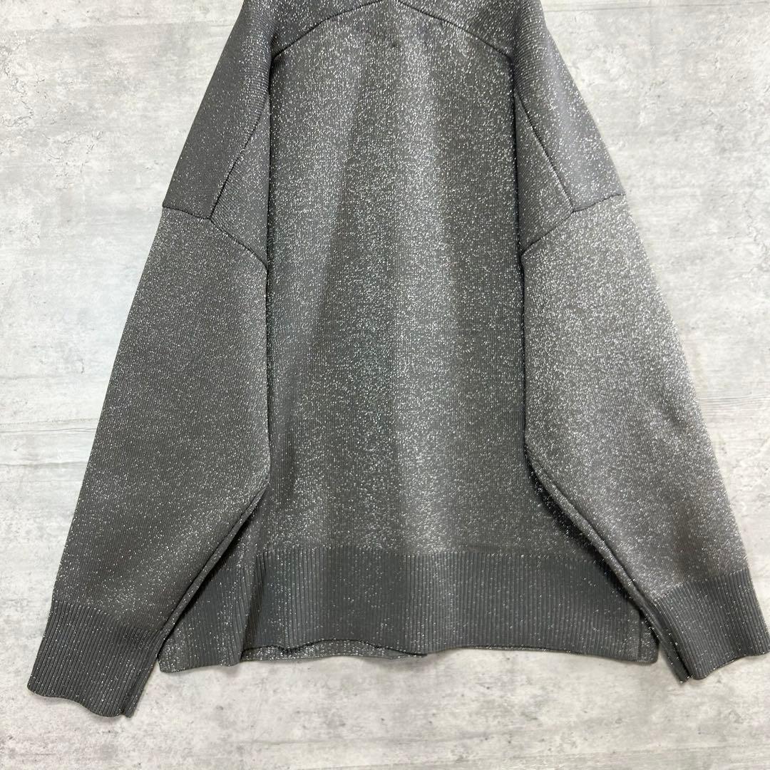 ほぼ未使用　ne Quittez pas ヌキテパ ラメ ニットカーディガン