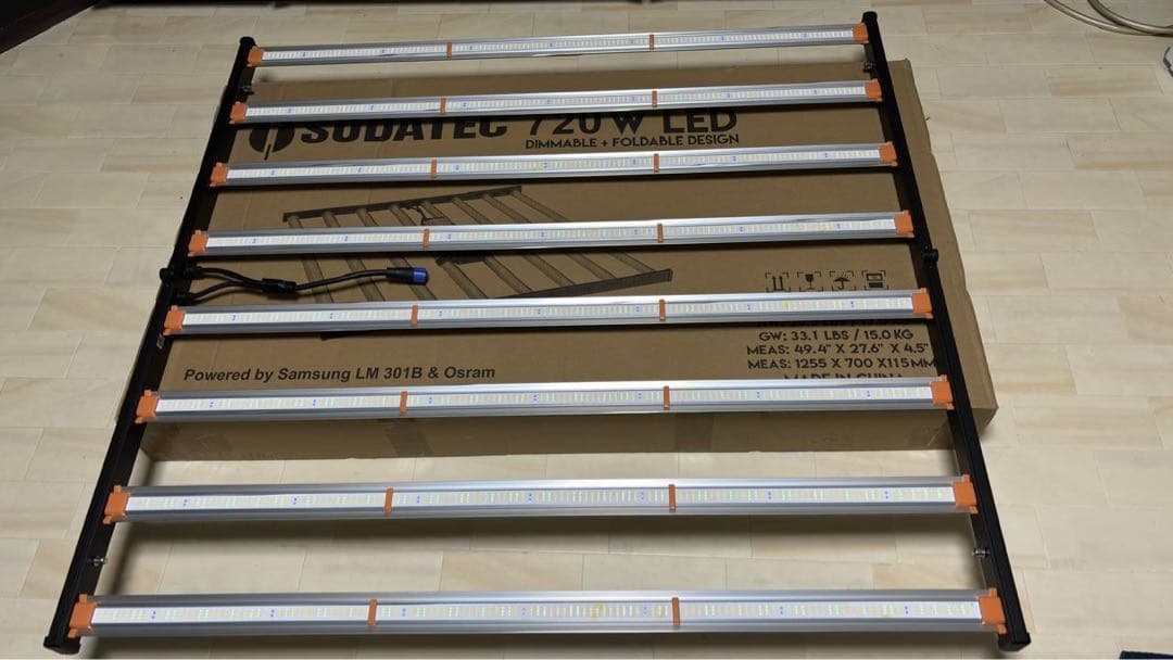 SODATEC 720W LED照明