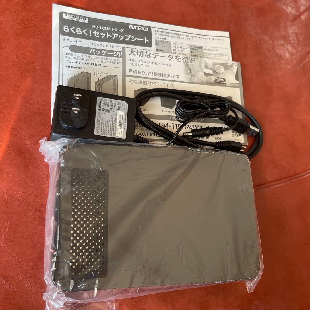 【開封済・未使用】バッファロー ドライブステーション 3TB〈外付けHDD〉