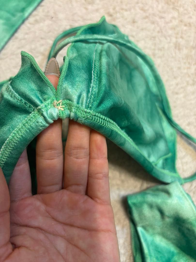 ベストボディジャパンBBJ決勝用ビキニ マーブルグリーンMサイズ