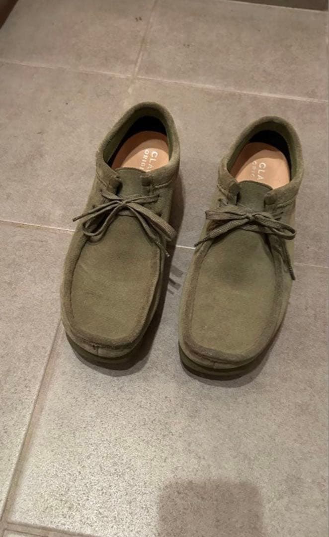 クラークス/Wallabee GTX/ワラビー ゴアテックス　緑