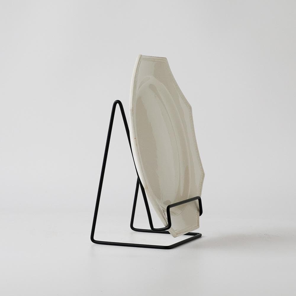 T　希少・フランスアンティーク 八角形×パール装飾のオクトゴナルプレート