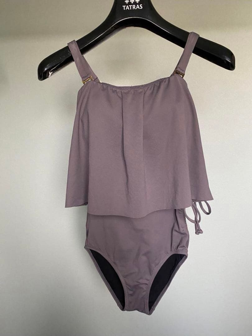 【値下げ❗️】リベーチェ水着　ロングフレアバンドゥビキニ&サロート(パレオ)