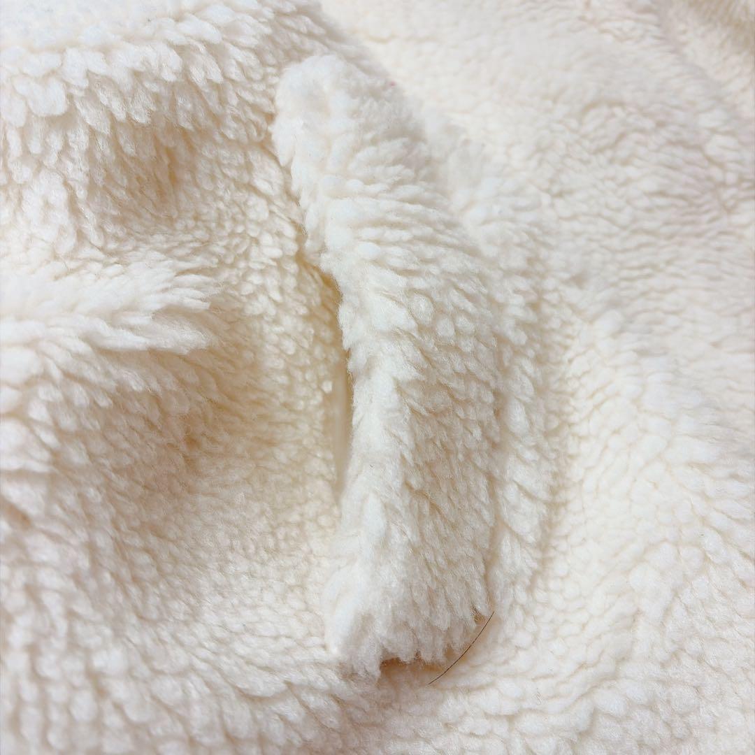 【美品】birthdaybash バースデーバッシュ　ボアポンチョ　ホワイト