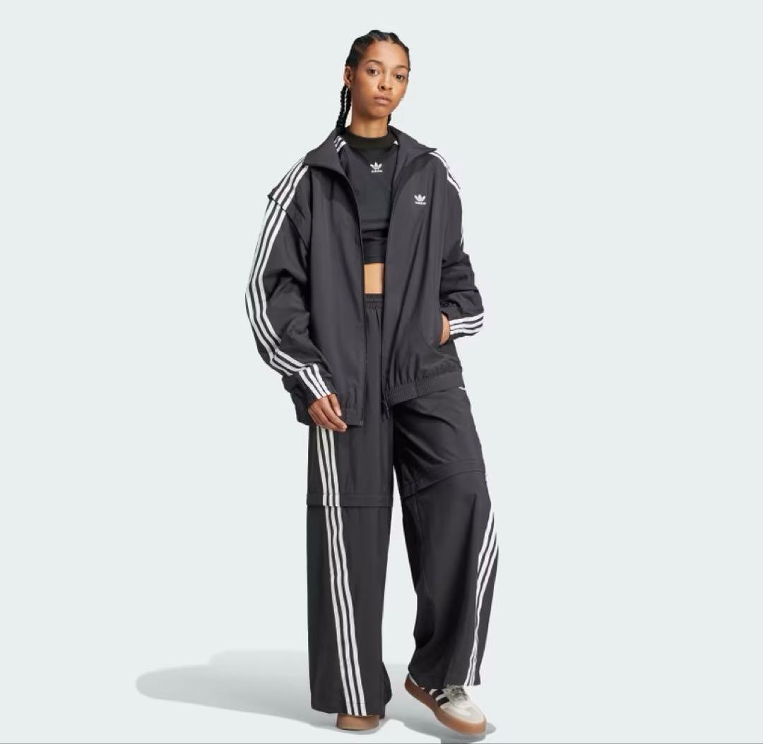 adidas/ADILENIUMシーズン2オーバーサイズジップオフトラックパンツ