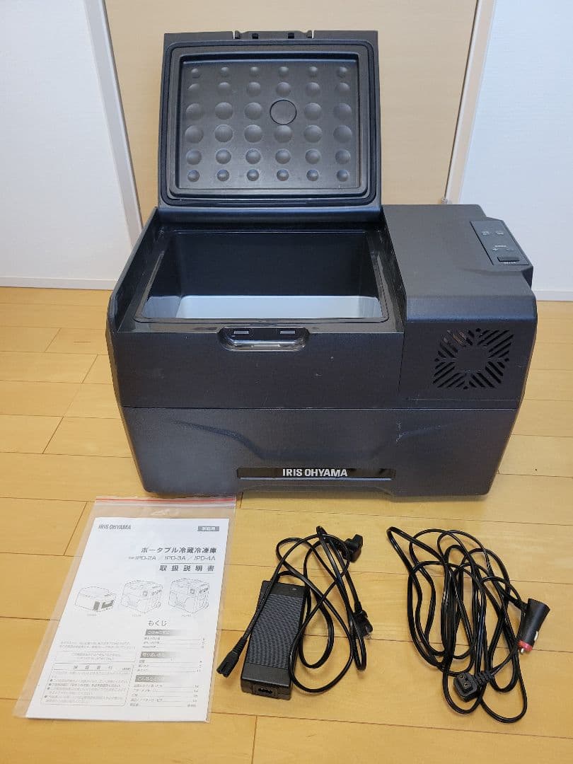 IRIS OHYAMA ポータブル冷蔵冷凍庫 IPD-3A-B 30L ブラック