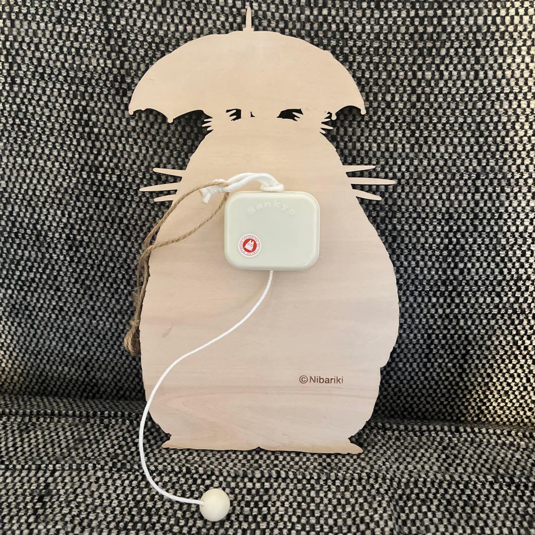 廃盤希少 スタジオジブリ となりのトトロ　木製壁掛け プーリーオルゴール