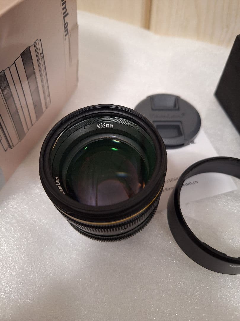 KAMLAN 50mm F1.1 フジフイルムX用 素人 Fuji XF