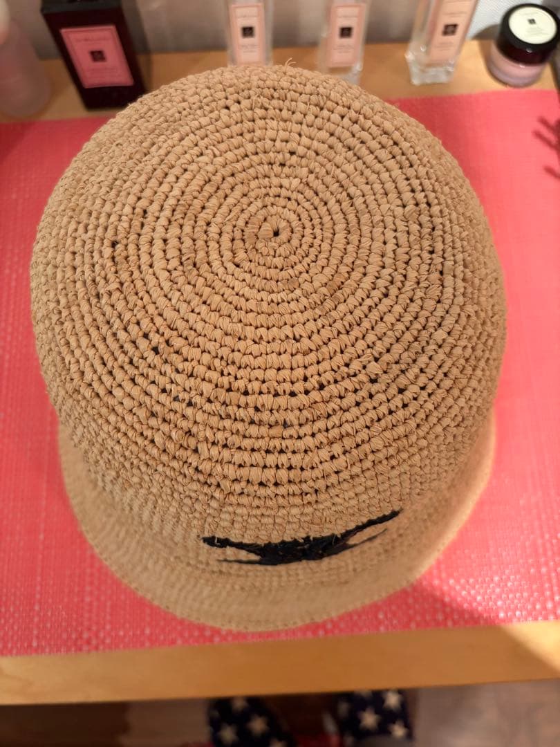CELINE トリオンフ バケットハット / ラフィア