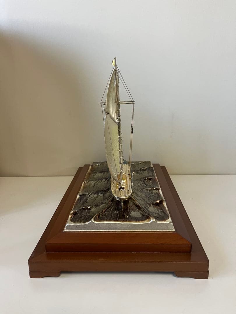 関工芸　銀製 ヨット 帆船 置物 STERLING 960