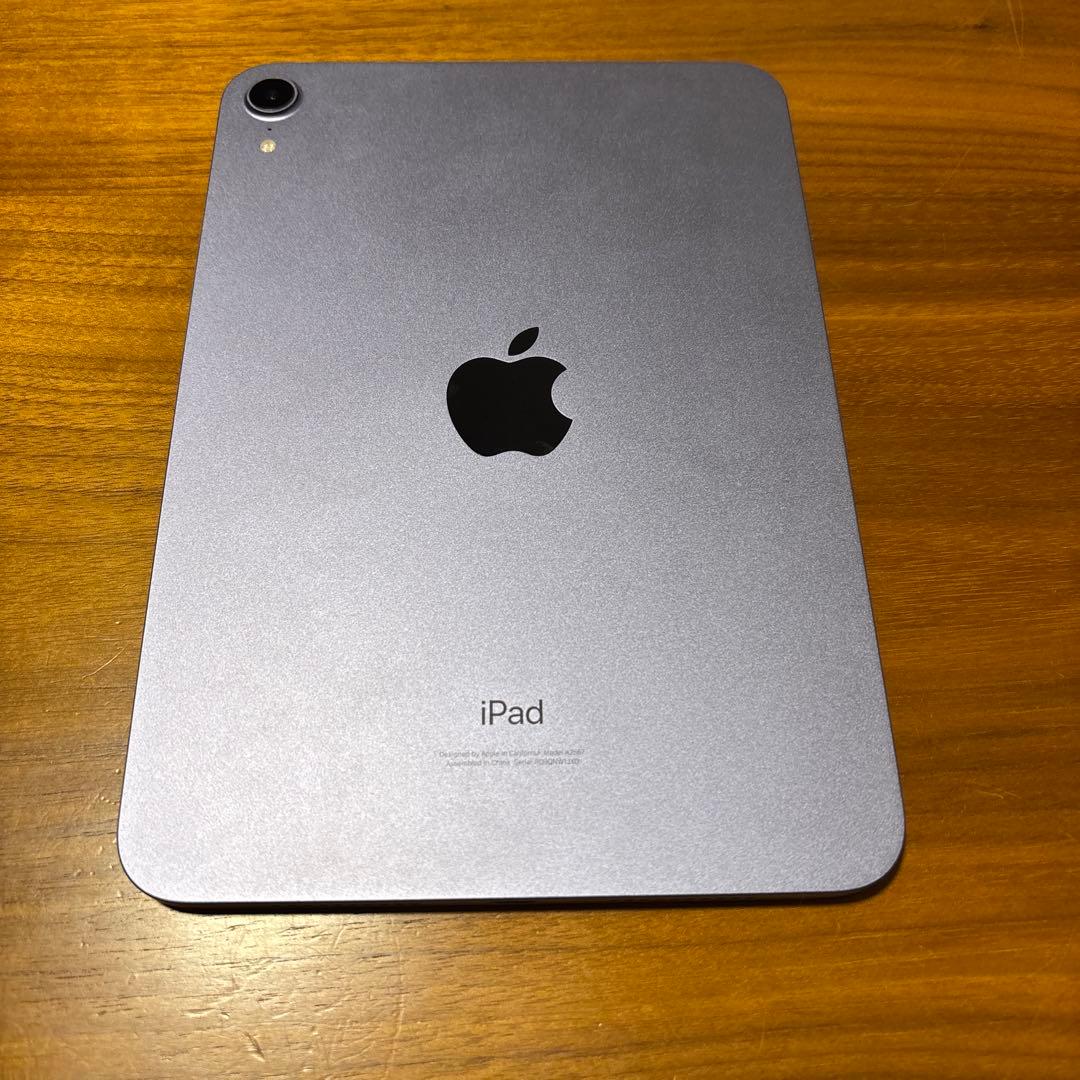 Apple iPad mini 第6世代 パープル 充電器 箱付き