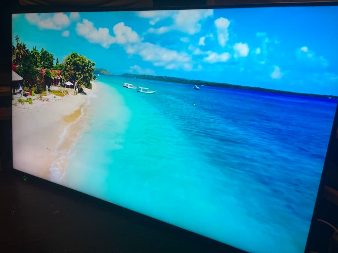 ハイセンス Hisense 55型 テレビ 55U7E 縦ブレ 訳あり