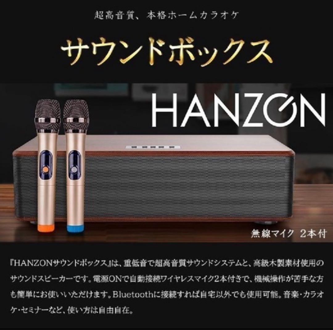 HANZON　サウンドボックス カラオケセットTX-80HD