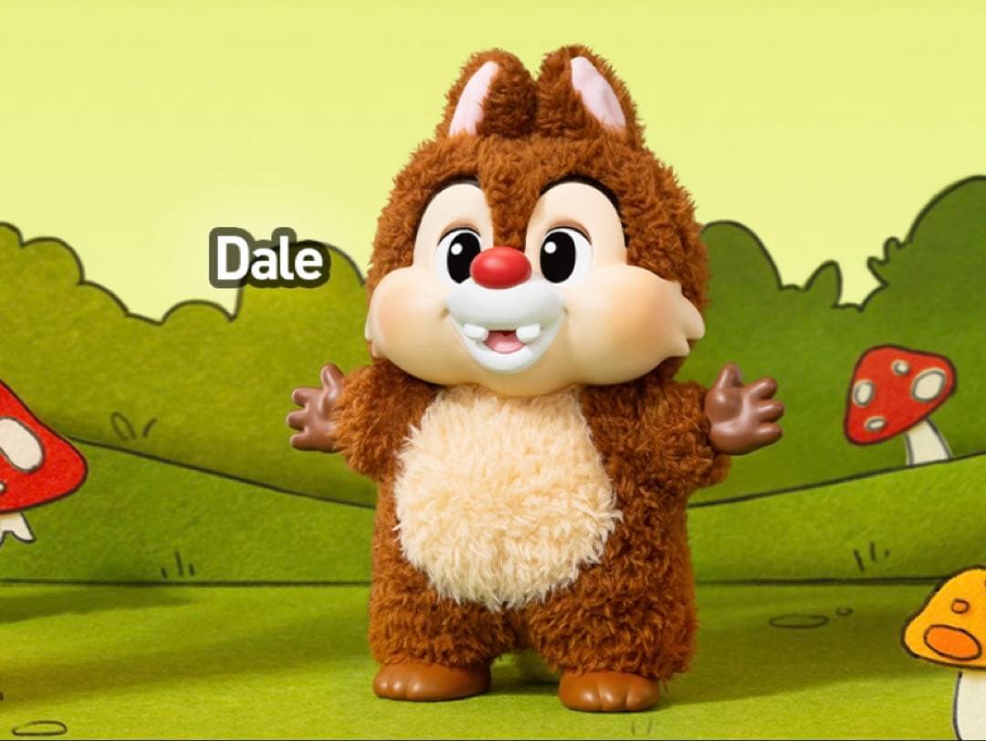 POPMART MickeyFamily ディズニーキーチェーン チップとデール