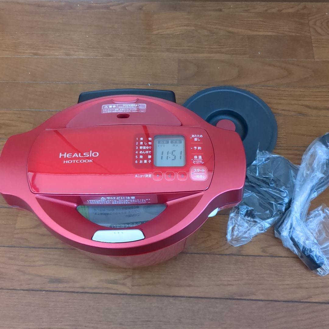 ヘルシオ　ホットクック　HEALSIO HOTCOOK レッド