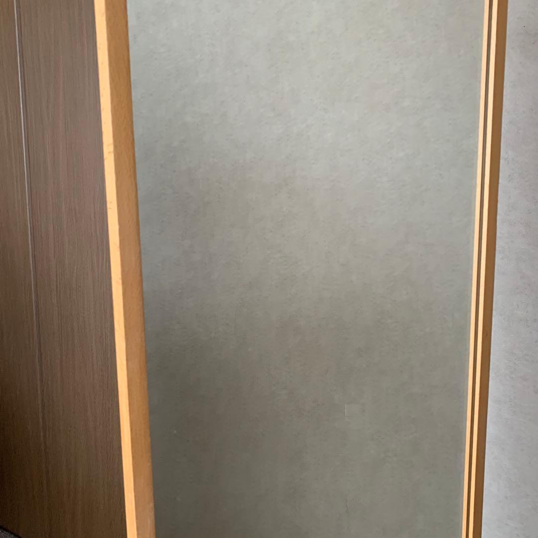 無印良品　姿見　鏡　ハンガーラック　送料込み　ミラー　中古