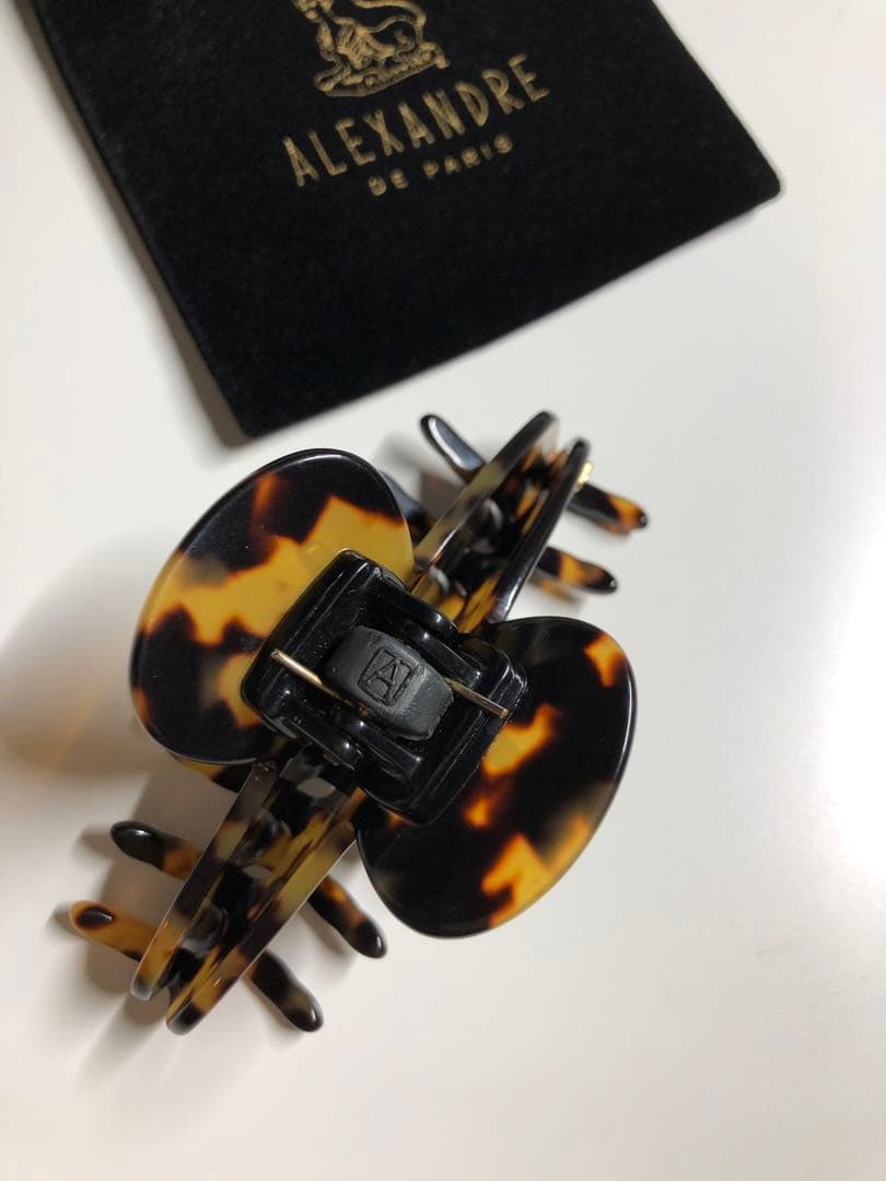 アレクサンドルドゥパリ　ヘアクリップ　べっ甲　M