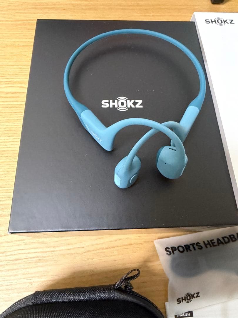 shokz 骨伝導型イヤホン OPENRUN PRO ブルー