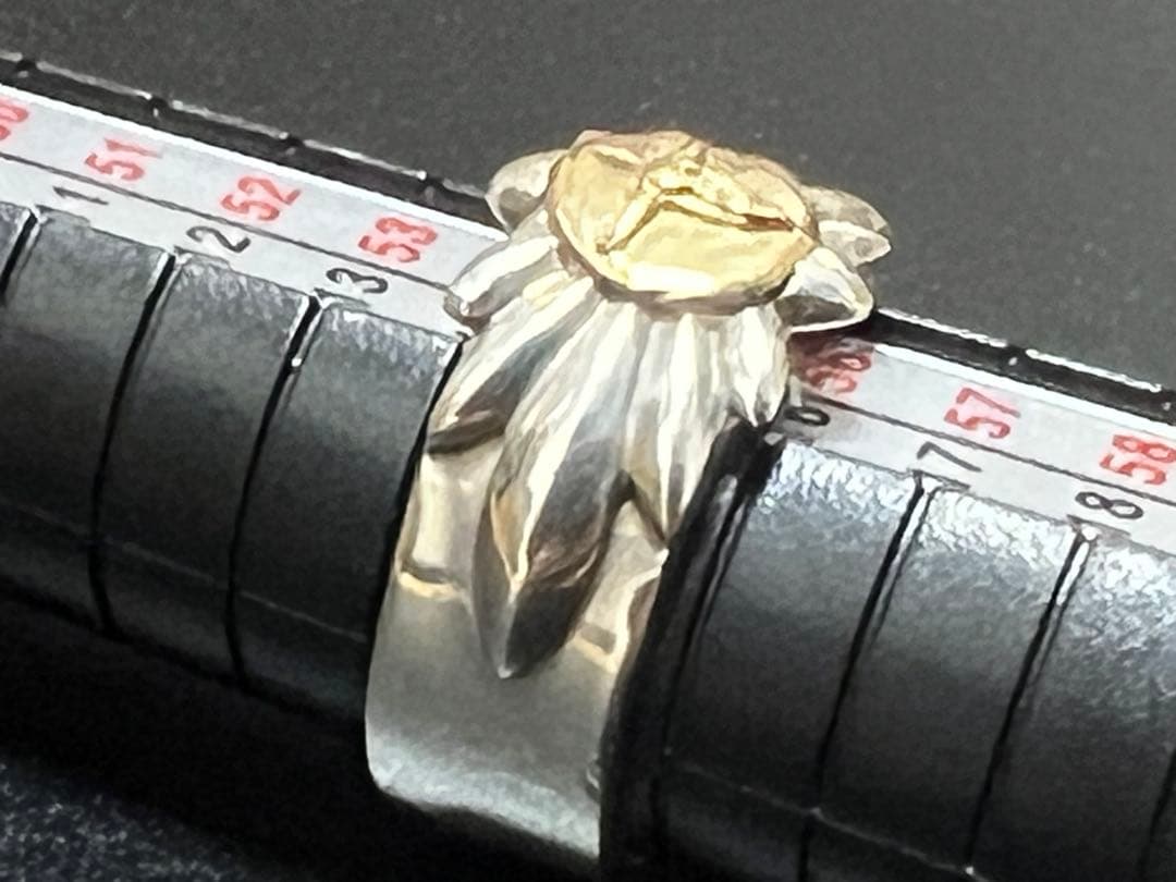 専用となります。TADY&KING 平打ちリングリリーSV GPロングホーン