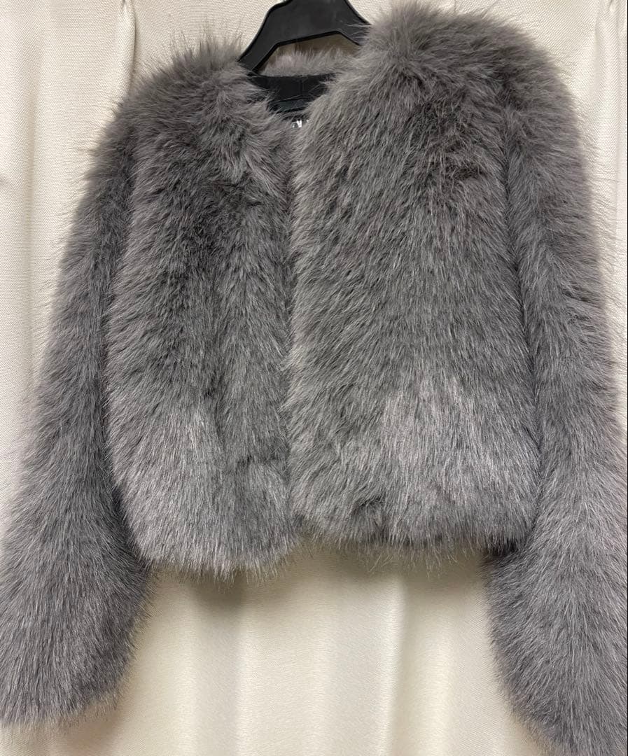 ZARA フェイクファー　ジャケット　コート　XS
