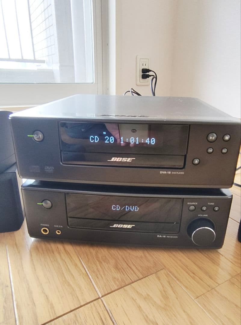 ▽中古美品▽BOSE▽DVA-18＆RA-18▽ダブルキューブスピーカー▽送料込
