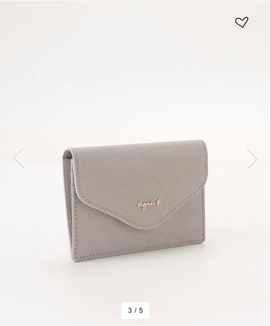 ❤️新品未使用❤️agnès b. グレー 名刺入れ